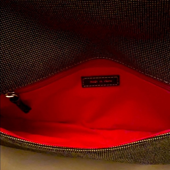 RARE KATE SPADE VINTAGE SIGNATURE BIRDSEYE FABRIC SHOULDER BAG COLLECTORS ITEM - Picture 10 of 13